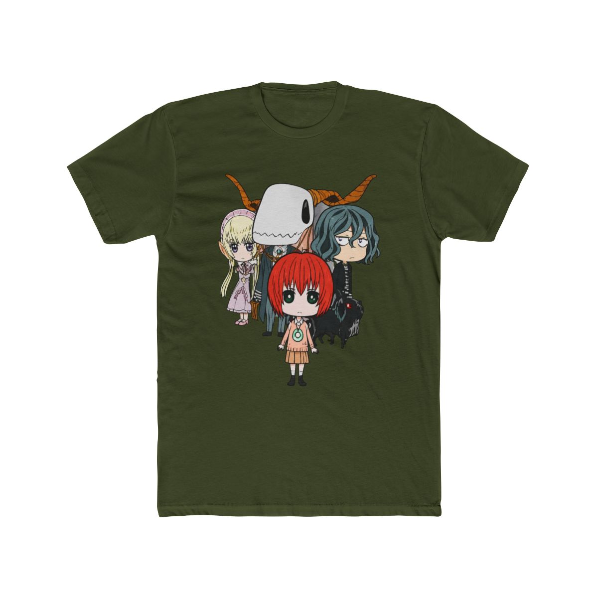The Ancient Magus' Bride Chibi Characters Girls T Shirt - alternate angle 5, merchandise